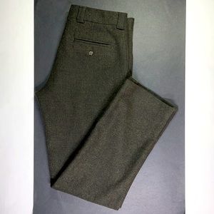 L.L. Bean Signature Wool Slacks Trouser Pants 34  Mallard and Fish Lining Design